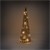 LED Light Cone julepynt 40 cm guld af metal med varmhvide LED'er