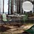 Mesa de camping plegable 70x50x60 cm aluminio gris