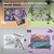 Wooden painting case 109-piece with crayons, colored pencils and watercolors including accessories