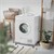 Washing machine base adjustable in size with lockable castors 55-78 cm adjustable gray/silver metal