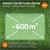 Universell 100 m begränsningskabel för robotgräsklippare + 350 pinnar