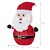 Papá Noel LED de 68 cm de altura con sombrero, barba y guantes Figura de jardín Decoración navideña con 30 LED blancos cálidos