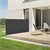 Stuoia per privacy 100x300 cm recinzione privacy frangivento balcone schermo PVC antracite resistente ai raggi UV