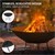 Fire bowl Ø50 cm with removable black steel tripod frame