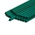 Súkromný pás z PVC v rolke 35 m zelený s 20 upevnovacími sponami
