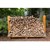 Holzstapelhilfe für Kamin und Brennholz 2er Set aus pulverbeschichtetem Eisen feuerfest