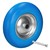 Kruiwagenwiel massief rubber PU 4.80/4.00-8 blauw 390 mm