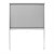 Vliegengordijn wit 130x160 cm met aluminium frame