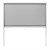 Moustiquaire pour fenêtre antimoustique magnétique en aluminium blanc 160x160cm