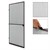 Fly screen door aluminium frame brown 100 x 220 cm