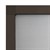 Flyveskærm brun 100x220 cm med aluminiumsramme