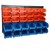 Etagère de 31 eléments bac à bec combinaison murale garaje atelier rouge et bleu
