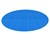 Pool solcellsfolie blå, Ø 5 m, 400µm, tillverkad av PE-folie med luftkammare