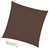 Voile d'ombrage protection UV solaire toile tendue parasol carré 3,6x3,6m marron