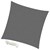 Solsegel fyrkant 5x5 m, grått, 100% HDPE med UV-skydd inkl. fästband