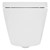 Flush rimless wall-hung toilet with nano coating 49,5x36x39 cm White ceramic ML design