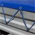 Platt presenning med gummiband blå, 2075x1140x50 mm, för biltrailer