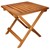 silla de madera plegable 3 posiciones reclinables hasta 120 kg naranja