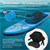 Uppblåsbar Stand Up Paddle Board Makani 320x82x15 cm Blå PVC