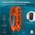 Aufblasbares Stand Up Paddle Board Makani 320x82x15 cm Orange aus PVC