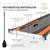 Aufblasbares Stand Up Paddle Board Makani 320x82x15 cm Orange aus PVC