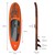 Aufblasbares Stand Up Paddle Board Makani Orange 320x82x15 cm aus PVC