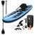 Aufblasbares Stand Up Paddle Board mit Kajak Sitz 305x78x15 cm Blau aus PVC