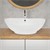 Washbasin 590 x 385 x 200 mm ceramic white