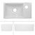 washbasin 350x205x125 mm white ceramic incl. drain set without overflow
