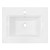Waschbecken inkl. Ablaufgarnitur mit Überlauf 60,5x46,5x16 cm Weiß aus Keramik