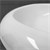 Mosdókagyló ovális forma túlfolyó nélkül 630x420x120 mm fehér kerámia