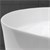 Waschbecken inkl. Ablaufgarnitur ohne Überlauf 60,5x38x12,5 cm Weiß aus Keramik