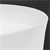 Vaskebord oval form uden overløb 605x380x125 mm hvid keramik