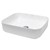 Waschbecken inkl. Ablaufgarnitur ohne Überlauf 50,5x39,5x13,5 cm Weiß aus Keramik