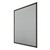 Vliegenscherm aluminium frame bruin 120 x 140 cm