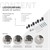 Badkamer radiator middenaansluiting 500x1000 mm antraciet met LuxeBath universele aansluitset