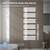 ECD Germany Iron EM Design Sèche-serviettes - 500 x 1400 mm - Blanc - Radiateur sèche-serviettes pour salle de bain