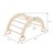 Arco di arrampicata per bambini 89x52x45,5 cm Legno naturale Joyz