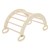 Climbing arch for children 89x52x45,5 cm natural wood Joyz