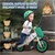 Bežecké koleso pre deti od 2 rokov 85x54 cm Zelené drevo Joyz