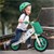 Juoksupyörä lapsille 2-vuotiaille 85x54 cm Vihreä puu Joyz