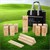 XXL Kubb game Viking chess with 21 game elements nature from wood Joyz