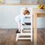 Lernturm für Kinder ab 1 Jahr mit höhenverstellbarer Plattform aus Holz von Joyz