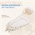 Copertina Baby Nest reversibile 90x50 cm in cotone bianco Joyz