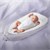 Baby Nest Omkeerbaar overtrek 90x50 cm Licht Grijs Katoen Joyz