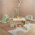 Kinderboekenkast krokodil design groen/beige met open schap Joyz