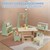 Libreria per bambini design coccodrillo verde/beige con ripiano aperto Joyz