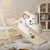 3in1 indoor klimrek set met 2x houten klimladder Joyz