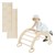 Arco di arrampicata per bambini 89x52x45,5 cm Legno naturale Joyz