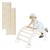 Arco di arrampicata per bambini 89x52x45,5 cm Legno naturale/bianco Joyz